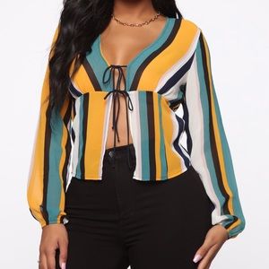Feeling Good Stripe Blouse